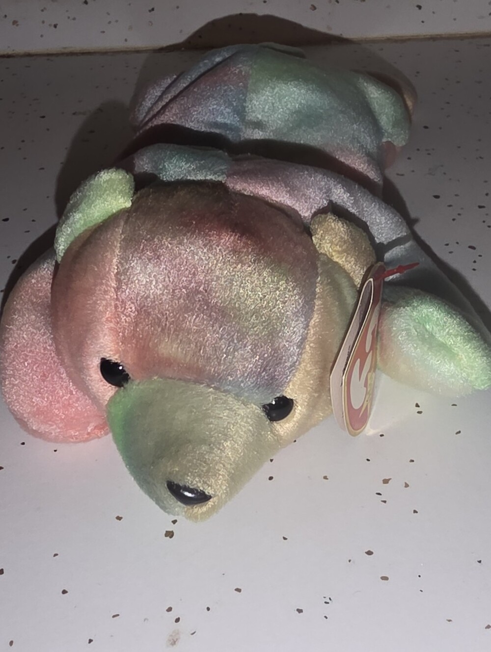 Sammy Plush Rainbow Pastel Stuffed Animal 1998 NWT and Errors